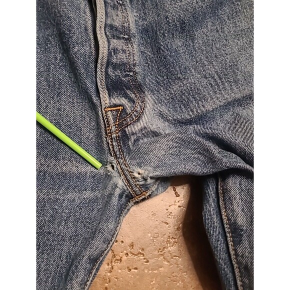 Vintage Levis 501 Red Tab trade mark only 36x36 Tall Streetwear Casual Grunge - Picture 9 of 11